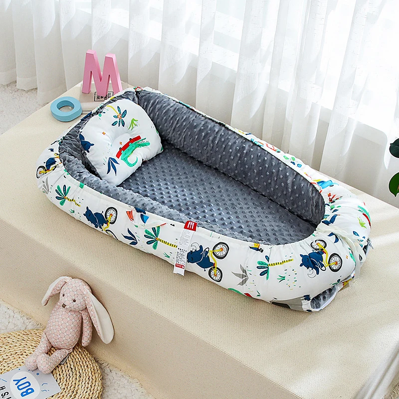 Portable Baby Nest Bed for Boys Girls Travel cot Infant Cotton Cradle Crib Baby Bassinet For newborn baby playpen car travel Bed 
Portable Baby Nest Bed for Boys Girls Travel cot Infant Cotton Cradle Crib Baby Bassinet For newborn baby playpen car travel Bed