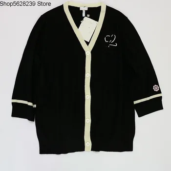 2020 Autumn Women's Wear 100% Sweater Middle Sleeve Embroidery Woman Slim Fit Slim Knitting Shirt
2020 Autumn Women's Wear 100% Sweater Middle Sleeve Embroidery Woman Slim Fit Slim Knitting Shirt