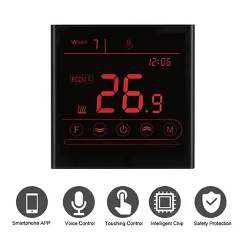 Room Smart Wifi Temperature Controller IOS Android App 110V 220V Wireless Thermostat for Electric, Water and Gas Boiler
Room Smart Wifi Temperature Controller IOS Android App 110V 220V Wireless Thermostat for Electric, Water and Gas Boiler