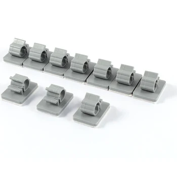 10pcs Plastic TS-0607 Self Adhesive Wire Cable Clip Hose Tube Clamps Gray
10pcs Plastic TS-0607 Self Adhesive Wire Cable Clip Hose Tube Clamps Gray