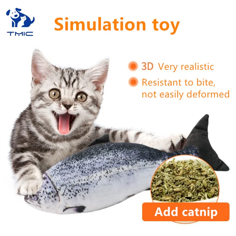 High Quality 3D Fish Shape Cat Toy interactive Plush Creative Dog Toys Gifts Cat nip Fish Doll Simulation Fish Playing Pet Toy
High Quality 3D Fish Shape Cat Toy interactive Plush Creative Dog Toys Gifts Cat nip Fish Doll Simulation Fish Playing Pet Toy