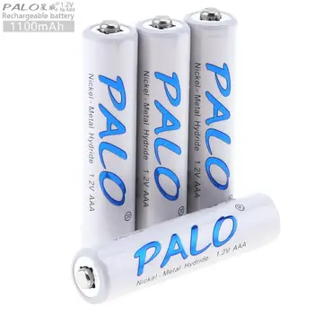 PALO 4pcs 1.2V AAA 1100mAh Ni-MH Rechargeable Battery with Safety Relief Valve for Wireless Mouse / Wireless Mouse / Game Handle
PALO 4pcs 1.2V AAA 1100mAh Ni-MH Rechargeable Battery with Safety Relief Valve for Wireless Mouse / Wireless Mouse / Game Handle