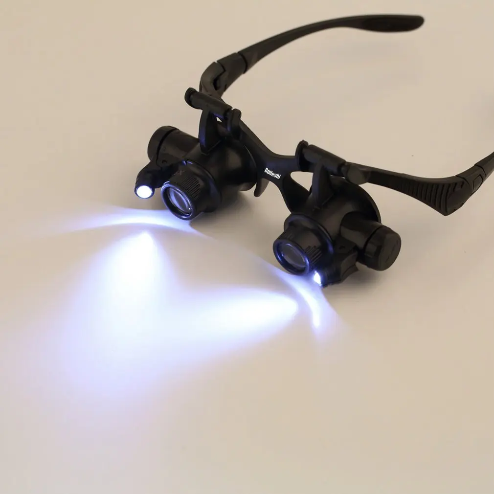 10X 15X 20X 25X LED Fishing Eyewear Jeweler Watch Repair Magnifier Magnifying Double Eye Glasses Loupe Lens Measurement Tools
10X 15X 20X 25X LED Fishing Eyewear Jeweler Watch Repair Magnifier Magnifying Double Eye Glasses Loupe Lens Measurement Tools