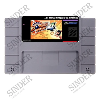 Super Bomberman 4 16 Bit Big Gray Game Card for NTSC Game Players
Super Bomberman 4 16 Bit Big Gray Game Card for NTSC Game Players