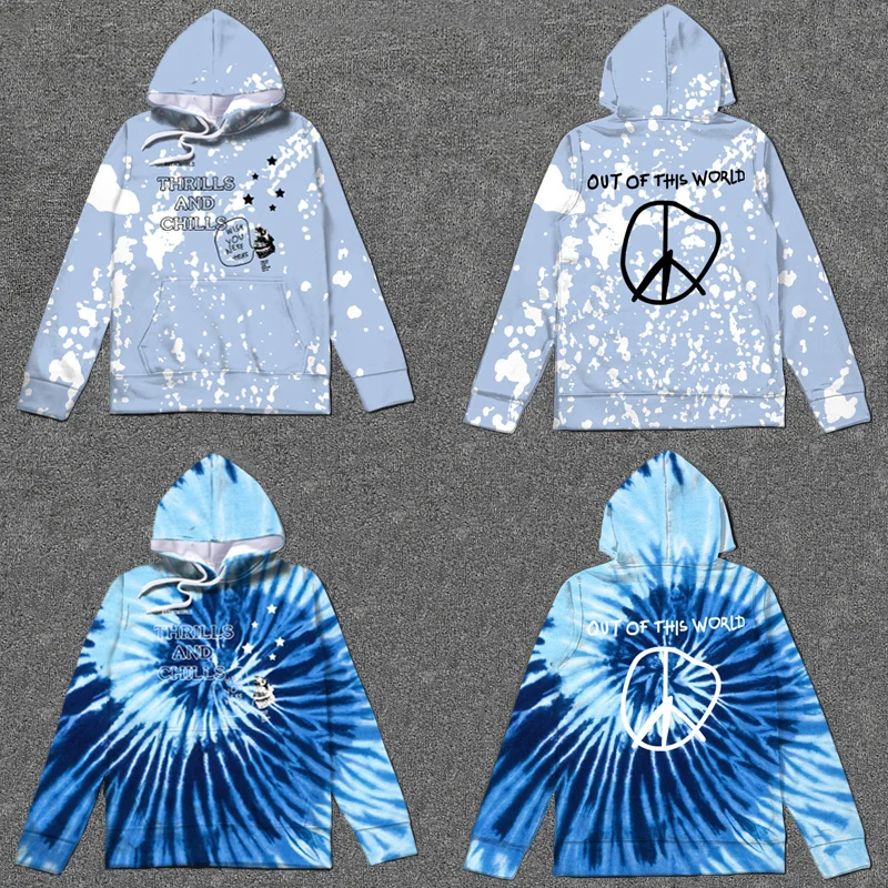 Spring and autumn new TRAVIS SCOTT ASTROworlo series 3D printed hooded pullover long-sleeved hot sale
Spring and autumn new TRAVIS SCOTT ASTROworlo series 3D printed hooded pullover long-sleeved hot sale