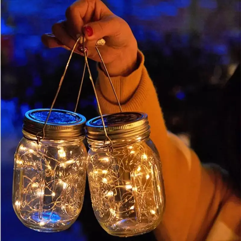 LED Solar Light Outdoor Sun Glass Mason Jar with Integrated Solar Panel and For Night Lighting Home Party Decor Dropshiping
LED Solar Light Outdoor Sun Glass Mason Jar with Integrated Solar Panel and For Night Lighting Home Party Decor Dropshiping