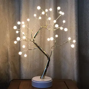 USB Touch switch control Bright LED Lamp 36 LEDS Greeting Tree Lights LED Fire Tree Lamp For Home Holiday Lighting Christmas
USB Touch switch control Bright LED Lamp 36 LEDS Greeting Tree Lights LED Fire Tree Lamp For Home Holiday Lighting Christmas