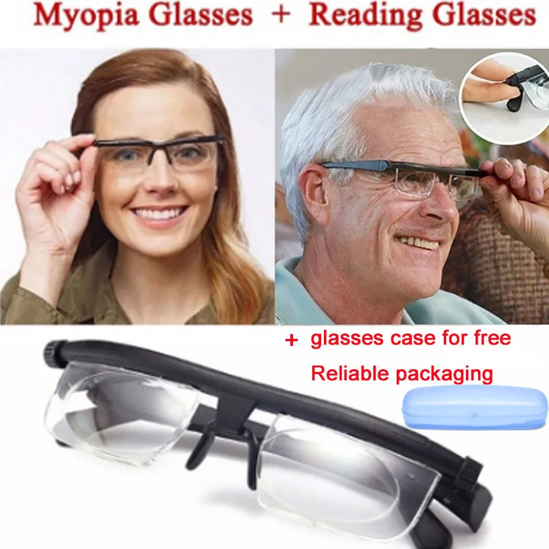 Variable Vision Strength Male Female Glasses Correction Binocular Focus Adjustable Lens Reading Myopia Glasses Men Women Gafas
Variable Vision Strength Male Female Glasses Correction Binocular Focus Adjustable Lens Reading Myopia Glasses Men Women Gafas