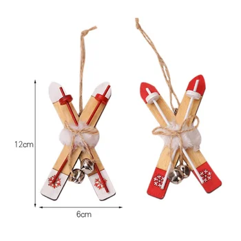 Wooden Sleigh With Rope And Bells Xmas Tree Hanging Ornament Christmas Label Pendant Holiday Party Decorations
Wooden Sleigh With Rope And Bells Xmas Tree Hanging Ornament Christmas Label Pendant Holiday Party Decorations