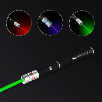 

Laser Sight Pointer 5MW High Power Green Blue Red Dot Laser Light Pen Powerful Laser Meter 405Nm 530Nm 650Nm Green Lazer Pen #ED