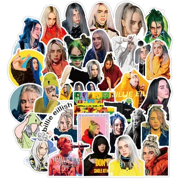 50PCS Pack New Billie Eilish Stickers Decal Waterproof For On Suitcase DIY Laptop Guitar Skateboard Lovely Singer Sticker F5
50PCS Pack New Billie Eilish Stickers Decal Waterproof For On Suitcase DIY Laptop Guitar Skateboard Lovely Singer Sticker F5