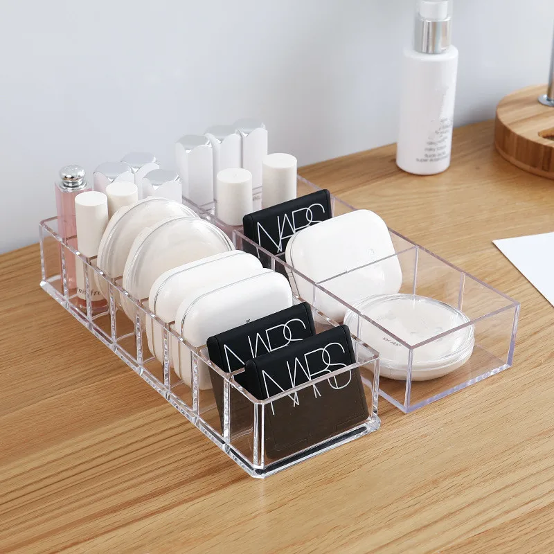 6 Grids/8 Grids Transparent Acrylic Makeup Organizer Storage Box Cosmetic Powder Blush Storage Rack Display Stand Holder
6 Grids/8 Grids Transparent Acrylic Makeup Organizer Storage Box Cosmetic Powder Blush Storage Rack Display Stand Holder
