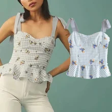 Maxdutti France Shirt Women Romantic Vintage Indie Folk Plaid Floral Sexy Tank Blusas Mujer De Moda 2021 Blouse Women Short Tops
Maxdutti France Shirt Women Romantic Vintage Indie Folk Plaid Floral Sexy Tank Blusas Mujer De Moda 2021 Blouse Women Short Tops