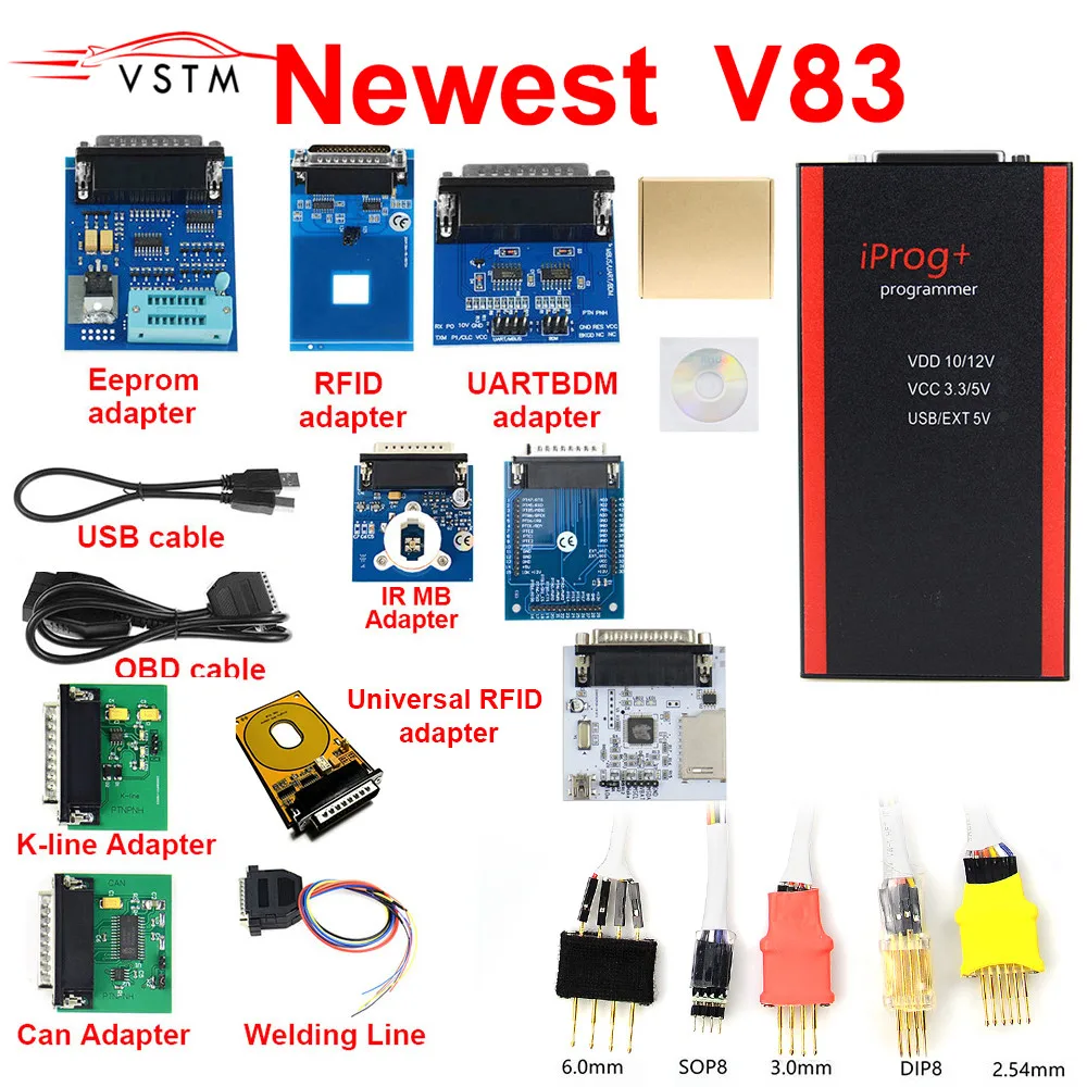 Full V83 Iprog Key Programmer Support IMMO Mileage Correction Airbag Reset Iprog Pro Till 2020 Replace Carprog/Digiprog/Tango
Full V83 Iprog Key Programmer Support IMMO Mileage Correction Airbag Reset Iprog Pro Till 2020 Replace Carprog/Digiprog/Tango
