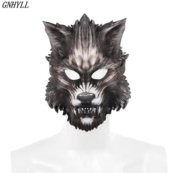 GNHYLL EVA Funny Horror Scary Animal Halloween Wolf Mask Cosplay Masquerade Masks Half Face Werewolf Party Mask Decoration
GNHYLL EVA Funny Horror Scary Animal Halloween Wolf Mask Cosplay Masquerade Masks Half Face Werewolf Party Mask Decoration