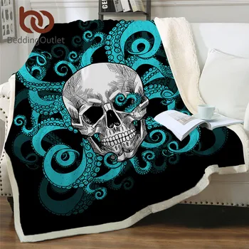 BeddingOutlet Octopus and Skull Sherpa Blanket Tentacles Hand Soft Plush Throw Blanket Sofa Gothic Green and Red Thin Quilt
BeddingOutlet Octopus and Skull Sherpa Blanket Tentacles Hand Soft Plush Throw Blanket Sofa Gothic Green and Red Thin Quilt