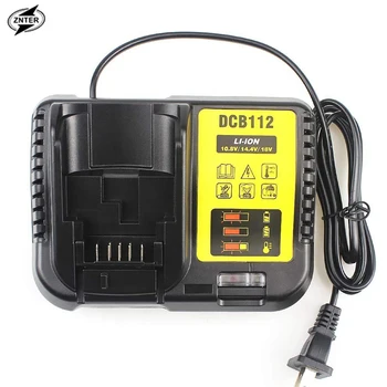 ZNTER 10.8V 14.4V 18V Tool Battery Charger DCB112 Li-ion Battery Charger Replacement For Dewalt 10.8V 14.4V 18V EU Plug JUL14-C
ZNTER 10.8V 14.4V 18V Tool Battery Charger DCB112 Li-ion Battery Charger Replacement For Dewalt 10.8V 14.4V 18V EU Plug JUL14-C
