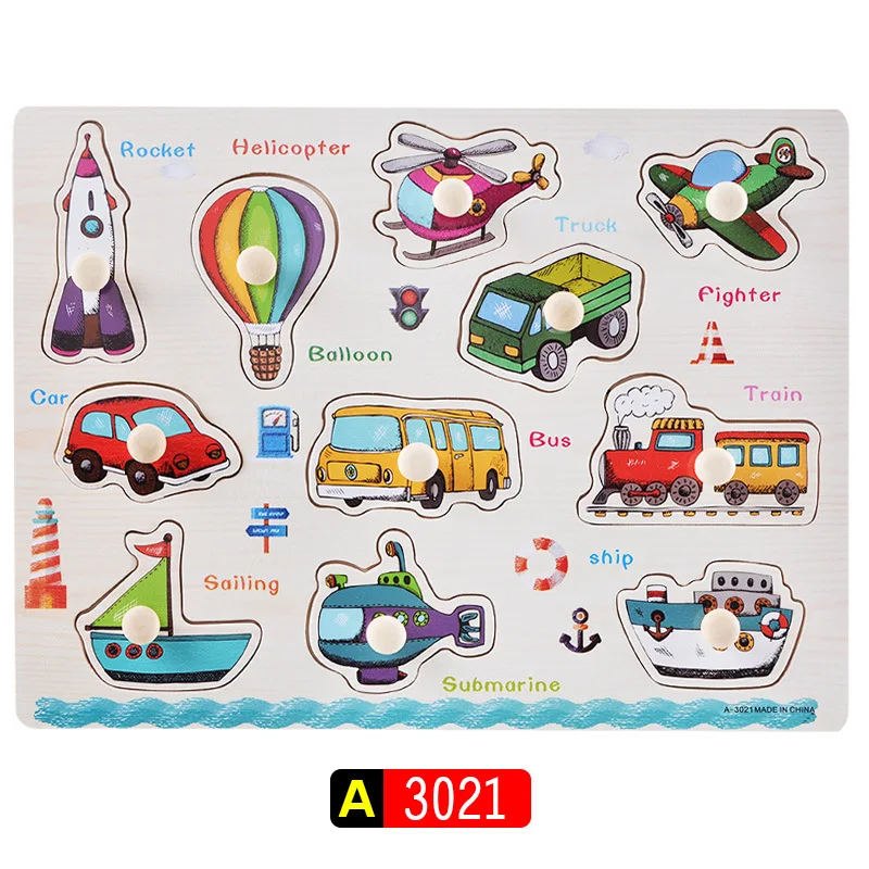 Cartoon Jigsaw MP106 Transportation Series Wood Puzzle Rocket Helicopter Car Sailing Bus Submarine Ship Train Kids Puzzles Toys
Cartoon Jigsaw MP106 Transportation Series Wood Puzzle Rocket Helicopter Car Sailing Bus Submarine Ship Train Kids Puzzles Toys