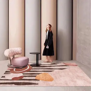 Nordic Anti-Skid Carpet Abstract Art Carpet Living Room Bedroom Floor Mat Geometric Pattern Non-Slip Area Rugs Home Decor
Nordic Anti-Skid Carpet Abstract Art Carpet Living Room Bedroom Floor Mat Geometric Pattern Non-Slip Area Rugs Home Decor
