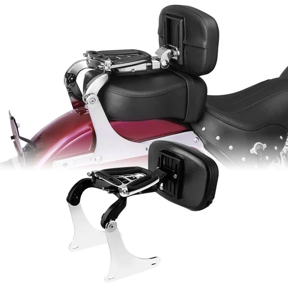 Motorcycle Driver Passenger Backrest Low Mount Kit For Harley Heritage Softail Springer Classic Deluxe FLSTC/I 2003-17
Motorcycle Driver Passenger Backrest Low Mount Kit For Harley Heritage Softail Springer Classic Deluxe FLSTC/I 2003-17