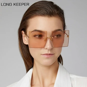 2020 Oversized Rimless Square Sunglasses Women Trendy Fashion Sexy Red Brown Tinted Color Lens UV400 Retro Ladies Sun Glasses
2020 Oversized Rimless Square Sunglasses Women Trendy Fashion Sexy Red Brown Tinted Color Lens UV400 Retro Ladies Sun Glasses