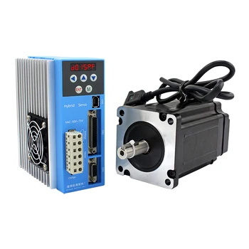 Nema 34 hybrid servo stepper motor and driver kit 8.2Nm 8A 2 phase step servo AC50-80V LCDA808H+LC86H2120
Nema 34 hybrid servo stepper motor and driver kit 8.2Nm 8A 2 phase step servo AC50-80V LCDA808H+LC86H2120