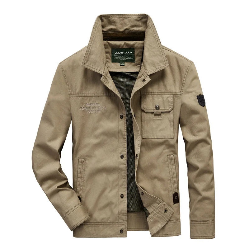 Spring And Autumn 2019 New Style Jacket Men Casual Loose And Plus-sized Fold-down Collar Jacket Outdoor MEN'S Coat
Spring And Autumn 2019 New Style Jacket Men Casual Loose And Plus-sized Fold-down Collar Jacket Outdoor MEN'S Coat