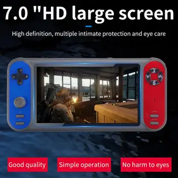 RS-17 Retro Handheld Game Console 7 inch Arcade HDMI Video Game Player Two-player Game Console Support TV Out Put TF Card New
RS-17 Retro Handheld Game Console 7 inch Arcade HDMI Video Game Player Two-player Game Console Support TV Out Put TF Card New