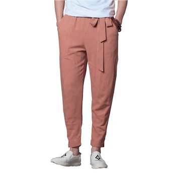 Men's Casual Pants 2018 Spring and Summer New Style Flax Haren Pants Plus Size M-5XL 6 Color Selectable
Men's Casual Pants 2018 Spring and Summer New Style Flax Haren Pants Plus Size M-5XL 6 Color Selectable