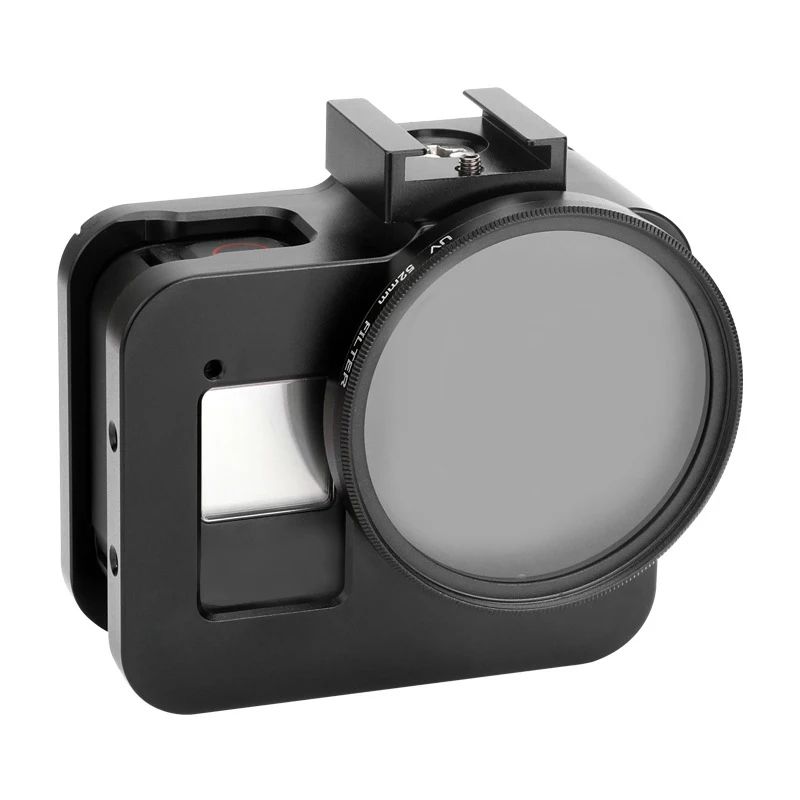 AMS-Metal Protective Frame Case for GoPro Hero 8 Black with Charging Directly and Base Adapter
AMS-Metal Protective Frame Case for GoPro Hero 8 Black with Charging Directly and Base Adapter