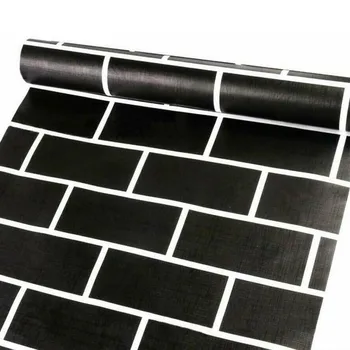 45X500cm/roll Pvc Black White Brick Pattern Self-adhesive Stickers Wallpaper Bathroom Decor Room Modern Wall Home Living
45X500cm/roll Pvc Black White Brick Pattern Self-adhesive Stickers Wallpaper Bathroom Decor Room Modern Wall Home Living
