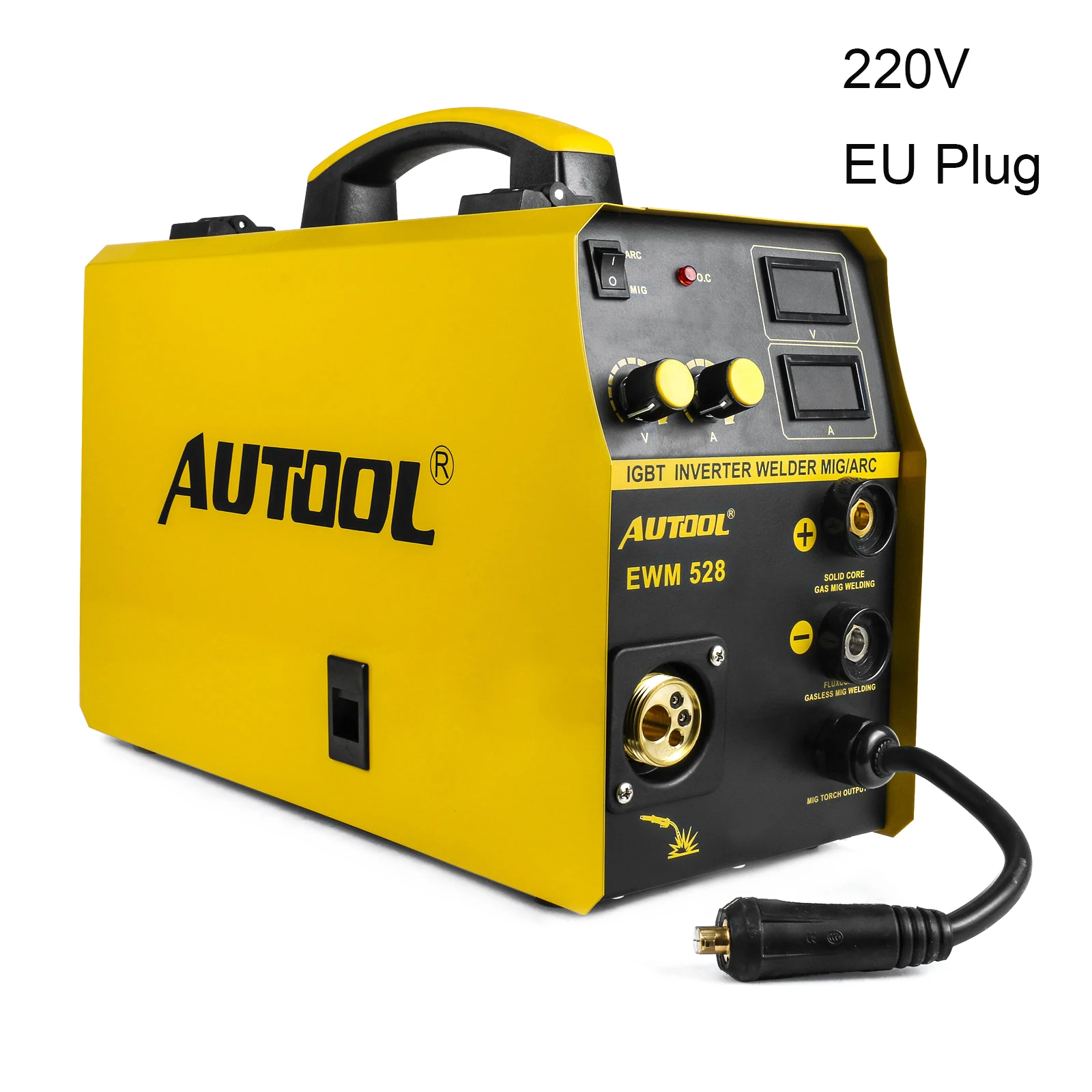 MIG Welder 220V 160Amp Overheat Protection IGBT Portable Welding Machine Assembly Fit with 1/8" Rod MIG Welding Machine EU Plug
MIG Welder 220V 160Amp Overheat Protection IGBT Portable Welding Machine Assembly Fit with 1/8" Rod MIG Welding Machine EU Plug