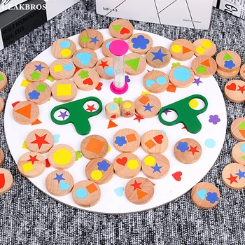 Kids Montessori Toys Wooden Brain Shape Matching Game Baby Developing the Brain Educational Toy Parent-child Interactive Toy
Kids Montessori Toys Wooden Brain Shape Matching Game Baby Developing the Brain Educational Toy Parent-child Interactive Toy