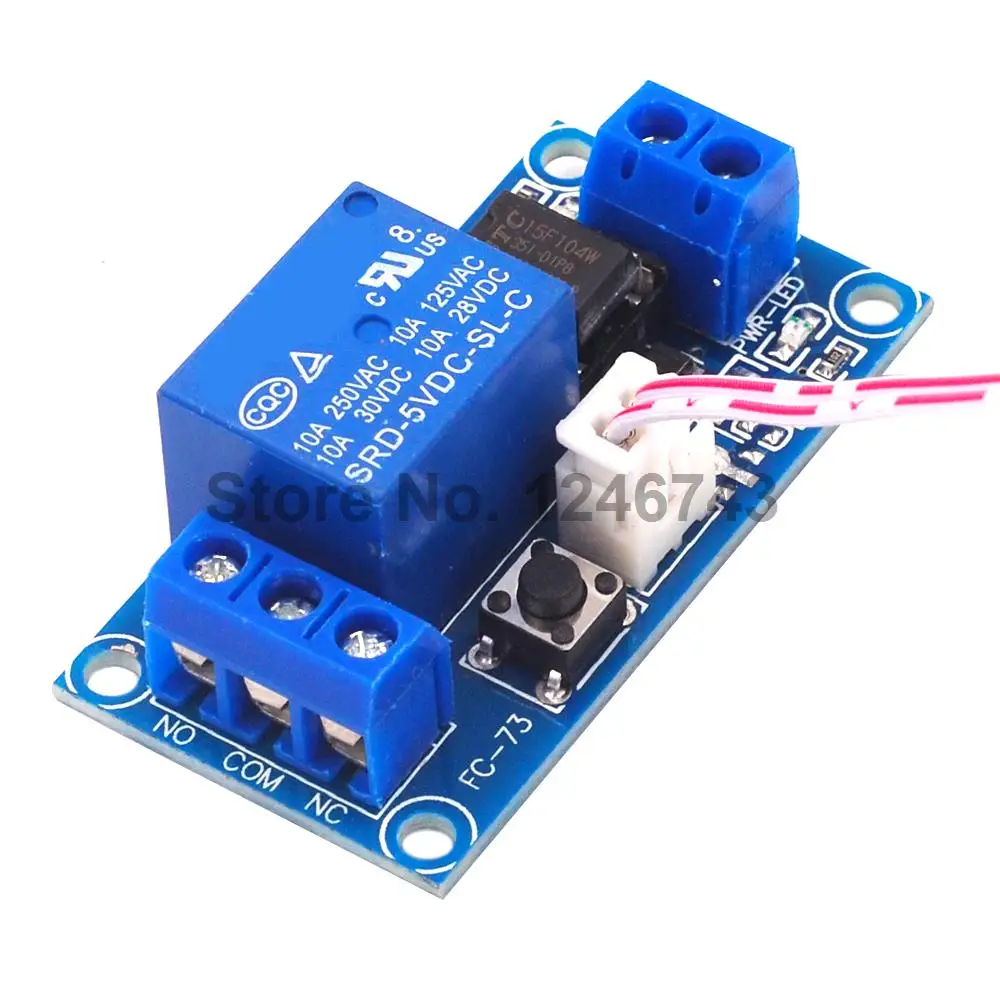 1pcs 5V 12V 24V single button bistable switch Bi-stable relay module Car modification switch One-button start-stop self-locking
1pcs 5V 12V 24V single button bistable switch Bi-stable relay module Car modification switch One-button start-stop self-locking