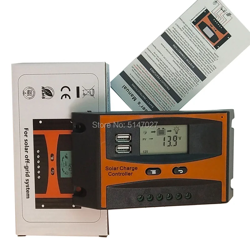 NEW High Quality PWM 30A 20A Solar Charge and Discharge Controller 12V 24V Auto LCD Solar Regulator with Dual USB 5V
NEW High Quality PWM 30A 20A Solar Charge and Discharge Controller 12V 24V Auto LCD Solar Regulator with Dual USB 5V