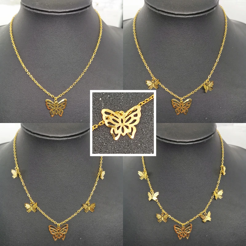Classic Cute Insect Butterfly Pendants Link Necklace Handmade Temperament Korean Clavicle Necklace Women Statement Jewelry Gift
Classic Cute Insect Butterfly Pendants Link Necklace Handmade Temperament Korean Clavicle Necklace Women Statement Jewelry Gift
