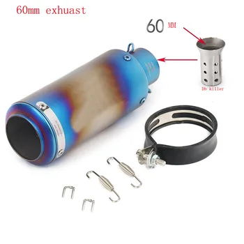 Universal51MM/ 60MM Motorcycle Exhaust Muffler Dirt Bike Scooter Exhaust with DB killer For mt07 cbf600 Z800 Z900 R6
Universal51MM/ 60MM Motorcycle Exhaust Muffler Dirt Bike Scooter Exhaust with DB killer For mt07 cbf600 Z800 Z900 R6