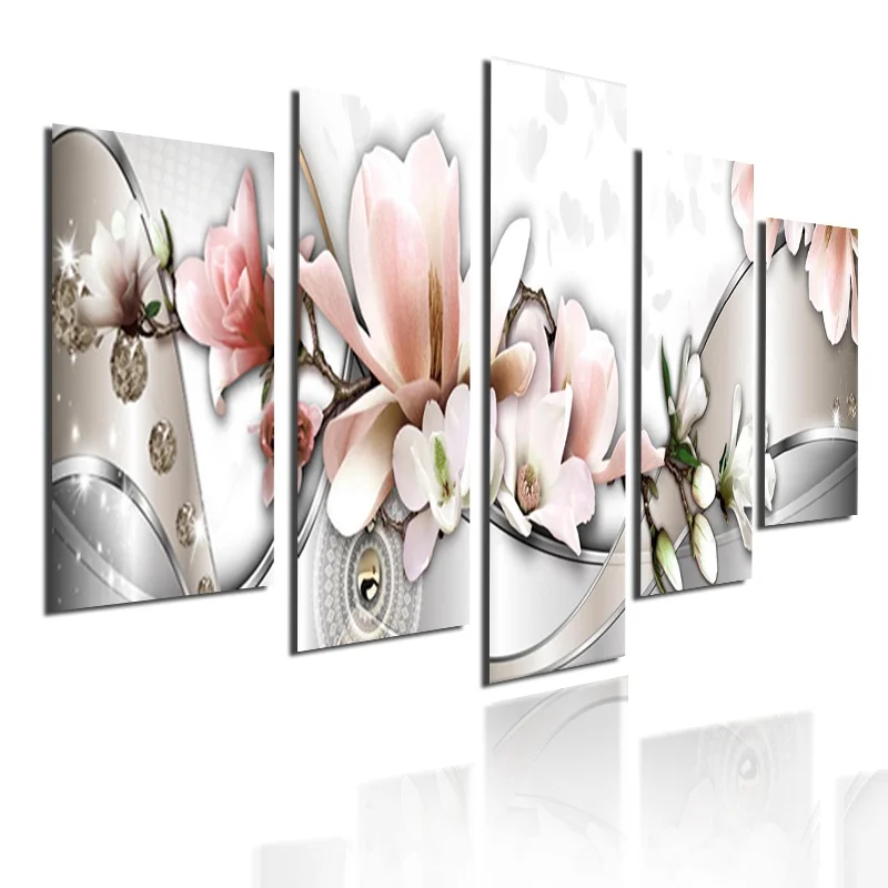 Beautiful Pink Flowers Modular HD Printed 5 Panel Posters Home Decor Canvas Painting Print Wall Picture For Living Room
Beautiful Pink Flowers Modular HD Printed 5 Panel Posters Home Decor Canvas Painting Print Wall Picture For Living Room