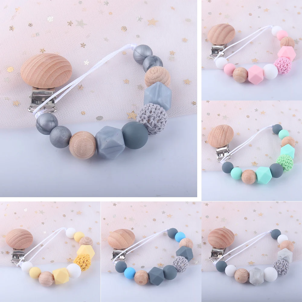Silicone Baby Pacifier Clip Chains Teething Beads Chain Baby Teether Toy Safe Pacifier Clips Holder Chain Birthday Shower Gift
Silicone Baby Pacifier Clip Chains Teething Beads Chain Baby Teether Toy Safe Pacifier Clips Holder Chain Birthday Shower Gift