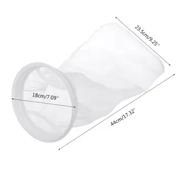 Nylon Mesh Filter Sock Bag Aquarium Marine Sump Fish Tank 200 Micron Replacement Bag
Nylon Mesh Filter Sock Bag Aquarium Marine Sump Fish Tank 200 Micron Replacement Bag