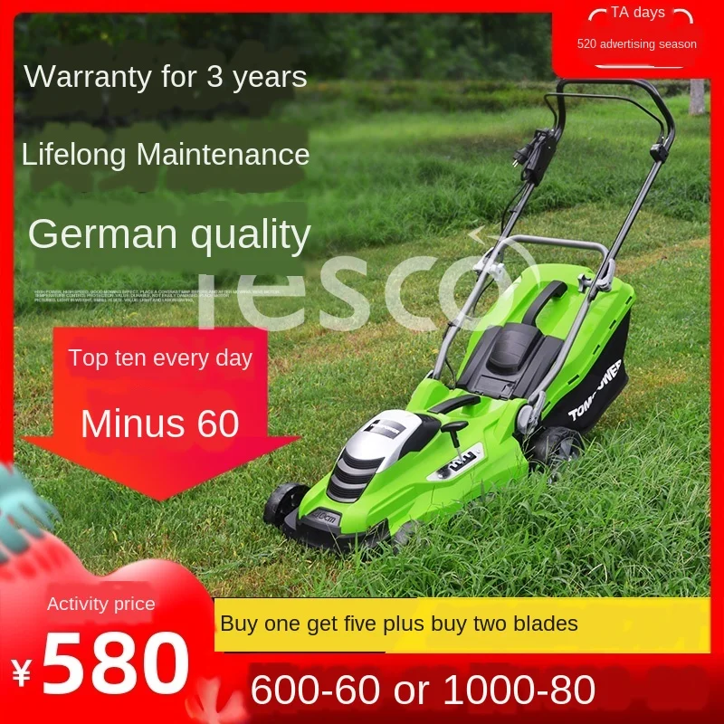 Weeder artifact electric mower automatic small household multi-function lawn mower lawn mower hand push type
Weeder artifact electric mower automatic small household multi-function lawn mower lawn mower hand push type