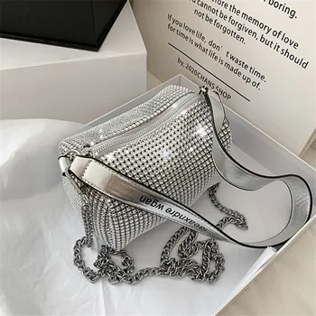 2020 Fashion Casual Chain Shoulder Messenger Bags Niche Designer Luxury Diamond High Quality Women Purse and Handbags Sac A Main 
2020 Fashion Casual Chain Shoulder Messenger Bags Niche Designer Luxury Diamond High Quality Women Purse and Handbags Sac A Main