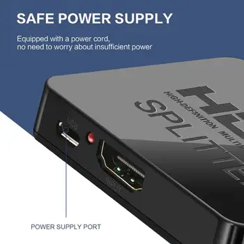 4K HDMI 1.4 Splitter Full HD 1080p Video HDMI Switcher 1X2 Split 1 In 2 Out Amplifier Dual Display For HDTV DVD PS3 Xbox 36Bit
4K HDMI 1.4 Splitter Full HD 1080p Video HDMI Switcher 1X2 Split 1 In 2 Out Amplifier Dual Display For HDTV DVD PS3 Xbox 36Bit