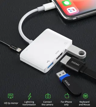 TWISTER.CK Quick Charging To Usb/hdmi Converter OTG Adaptor For Apple device 
TWISTER.CK Quick Charging To Usb/hdmi Converter OTG Adaptor For Apple device