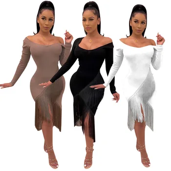 long dress vestidos vestido sexy party dress women long sleeve v-neck evening party dresses female tassel plus size
long dress vestidos vestido sexy party dress women long sleeve v-neck evening party dresses female tassel plus size