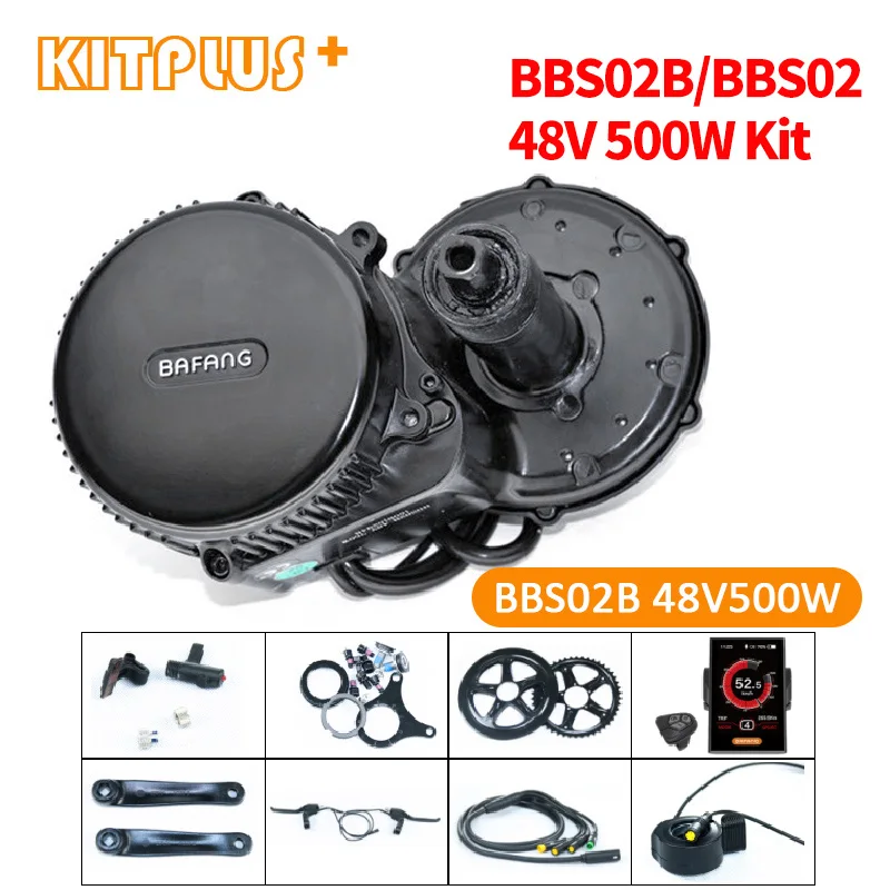 Набор для велосипеда Bafang 500 W 48V комплект переоборудования электрического BBS02 Вт
