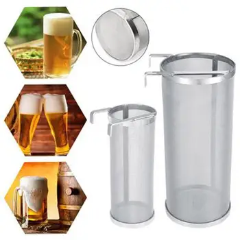 4 Sizes Stainless Steel Homemade Brew Beer Hop Mesh Filter Strainer with Hook Beer Brewing Hop Spider Mesh Filter Strainer
4 Sizes Stainless Steel Homemade Brew Beer Hop Mesh Filter Strainer with Hook Beer Brewing Hop Spider Mesh Filter Strainer