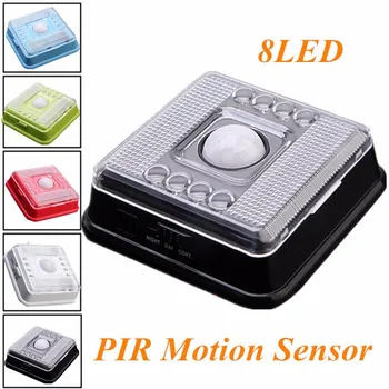 8 LED Night Light PIR Sensor Motion Detector Wireless Dual-window Infrared Sensors Home Outdoor Night Lamp
8 LED Night Light PIR Sensor Motion Detector Wireless Dual-window Infrared Sensors Home Outdoor Night Lamp