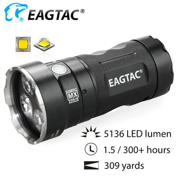 EAGTAC MX30L4XC Kit Extra Compact LED Flashlight Stainless Steel Bezel 4*18650 Battery 5136 Lumens 6500K Nichia 219C CRI92
EAGTAC MX30L4XC Kit Extra Compact LED Flashlight Stainless Steel Bezel 4*18650 Battery 5136 Lumens 6500K Nichia 219C CRI92