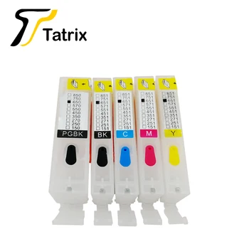 Tatrix Empty Refillable Cartridge suit for PGI650 CLI651 Suit for canon MG5460 MG5560 MG6360 MG6460 MG7160 IP7260 with ARC chips
Tatrix Empty Refillable Cartridge suit for PGI650 CLI651 Suit for canon MG5460 MG5560 MG6360 MG6460 MG7160 IP7260 with ARC chips